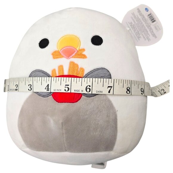 Squishmallows 8" Seagull Steve Cedar Point Check-In Series 1 Plush Fries - Picture 13 of 14